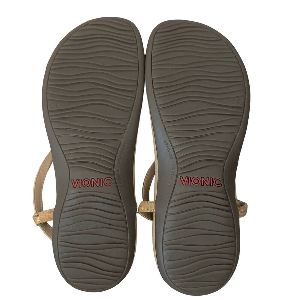 New Vionic Nala Cushioned Rest T-Strap Sandals Go… - image 4